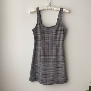 Mini plaid dress